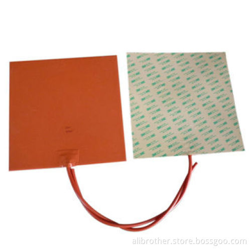 Hot Sell 300x300mm 24v 350w Silicone Pad Heater for 3D Printer